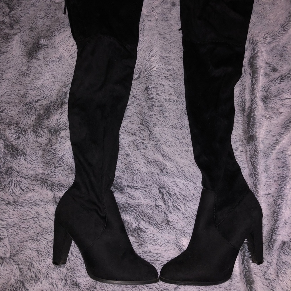 Knee high heels